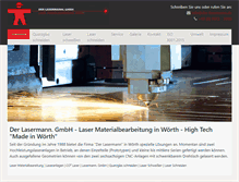 Tablet Screenshot of lasermann.net